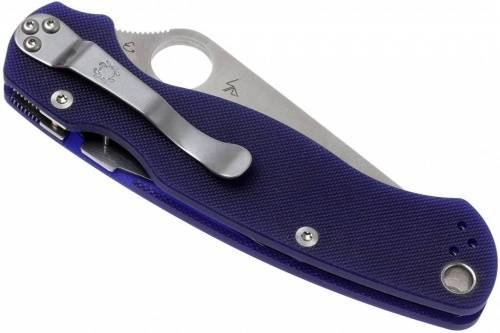 5891 Spyderco Para Military 2 Dark Blue - 81GPDBL2 фото 4