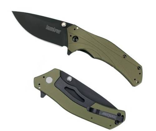 5891 Kershaw Knockout с оливковой рукоятью