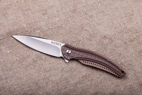 Складной нож CRKT Ripple Bronze фото 3 Складной нож CRKT Ripple Bronze фото 3