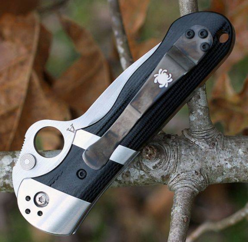 Складной нож Spyderco Lil' Sub-Hilt™ by Butch Vallotton - 224GP фото 8