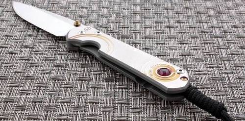 3810 Chris Reeve Large Sebenza 21 Unique Graphics W/Faux Ruby Cabochon-2 фото 4