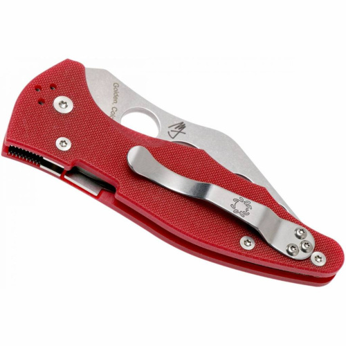 Складной нож Spyderco Yojimbo 2 Red Trainer - 85TR2 фото 3 Складной нож Spyderco Yojimbo 2 Red Trainer - 85TR2 фото 3