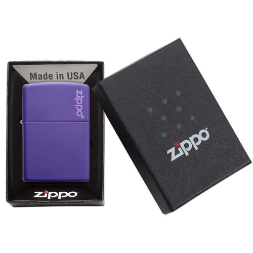 499 ZIPPO ЗажигалкаLogo Classic с покрытием Purple Matte фото 7 499 ZIPPO ЗажигалкаLogo Classic с покрытием Purple Matte фото 7