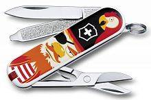 Мультифункциональный инструмент Victorinox Нож перочинныйClassic Treasure 0.6223.L1407 58мм 7 функций дизайн Клад